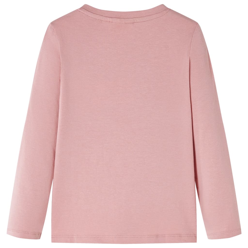 Kindershirt met lange mouwen 92 roze is nu te koop bij PeponiXL, paradijselijk wonen!