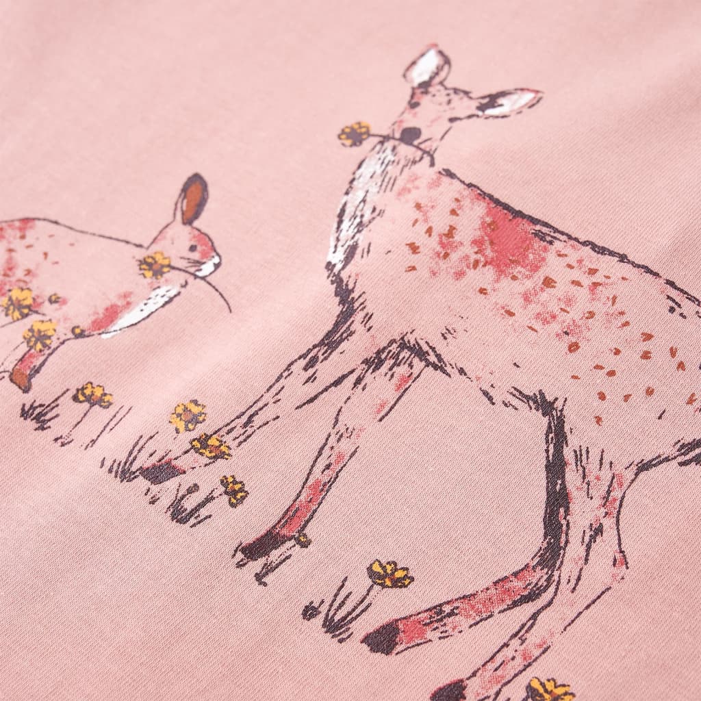 Kindershirt met lange mouwen 128 roze is nu te koop bij PeponiXL, paradijselijk wonen!