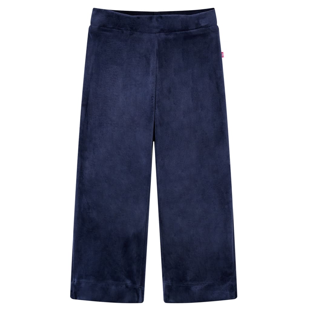 Kinderbroek fluweel 104 donkerblauw is nu te koop bij PeponiXL, paradijselijk wonen!