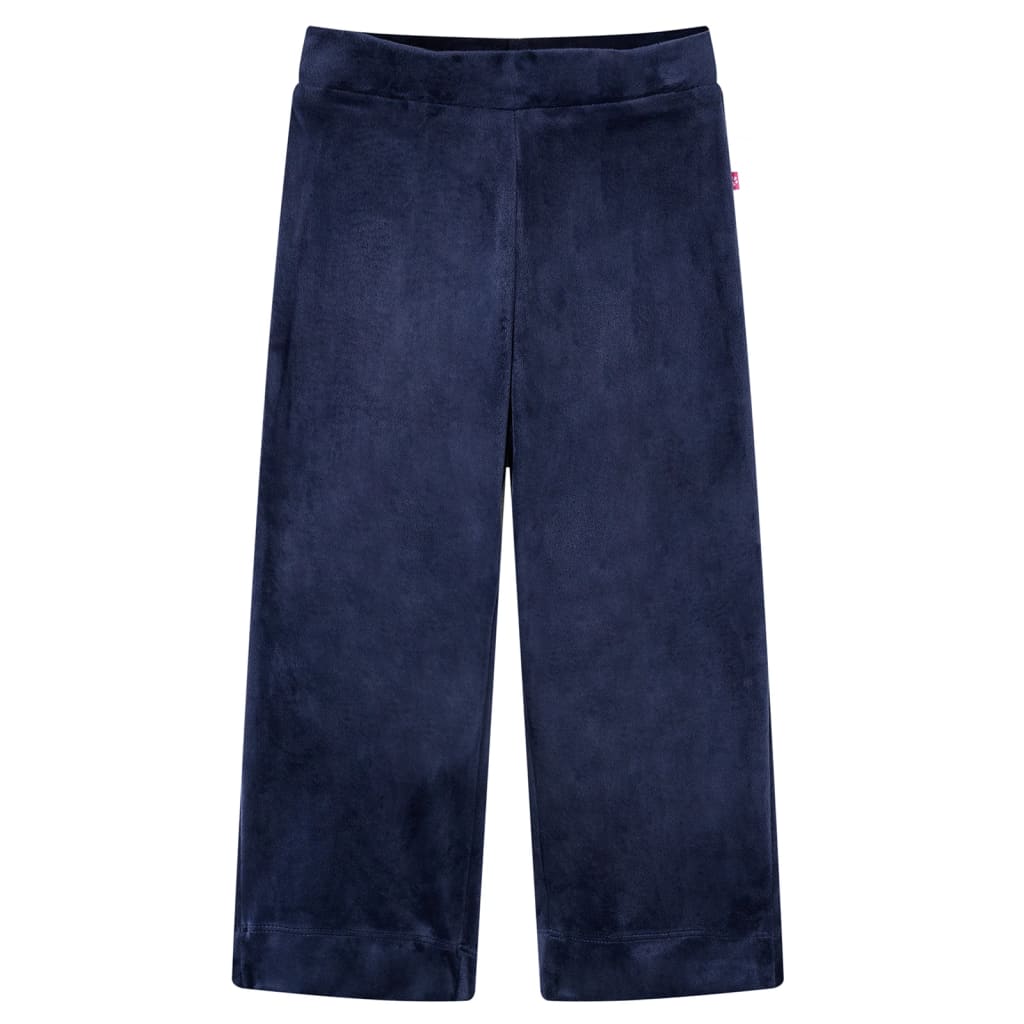 Kinderbroek fluweel 116 donkerblauw is nu te koop bij PeponiXL, paradijselijk wonen!