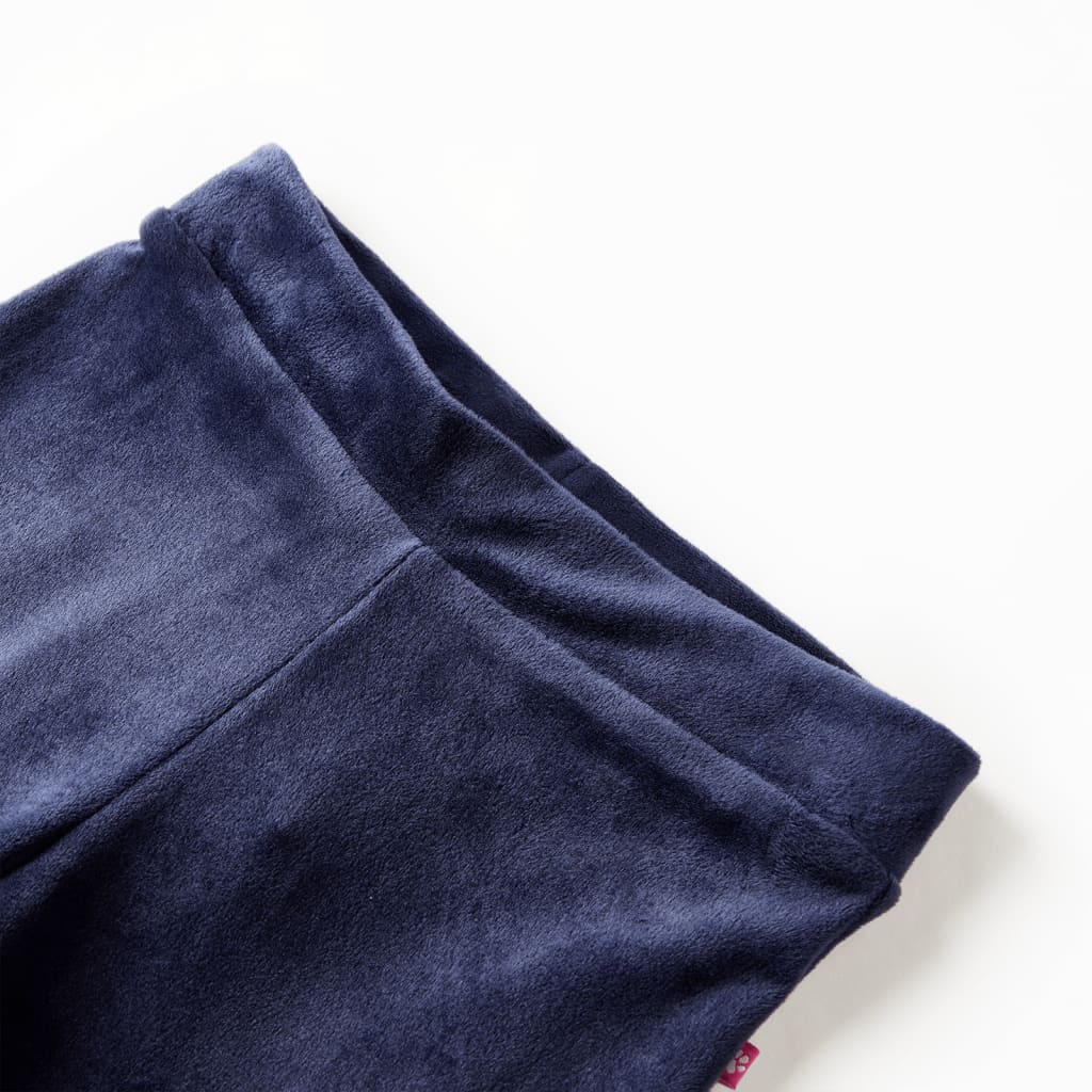 Kinderbroek fluweel 128 donkerblauw is nu te koop bij PeponiXL, paradijselijk wonen!
