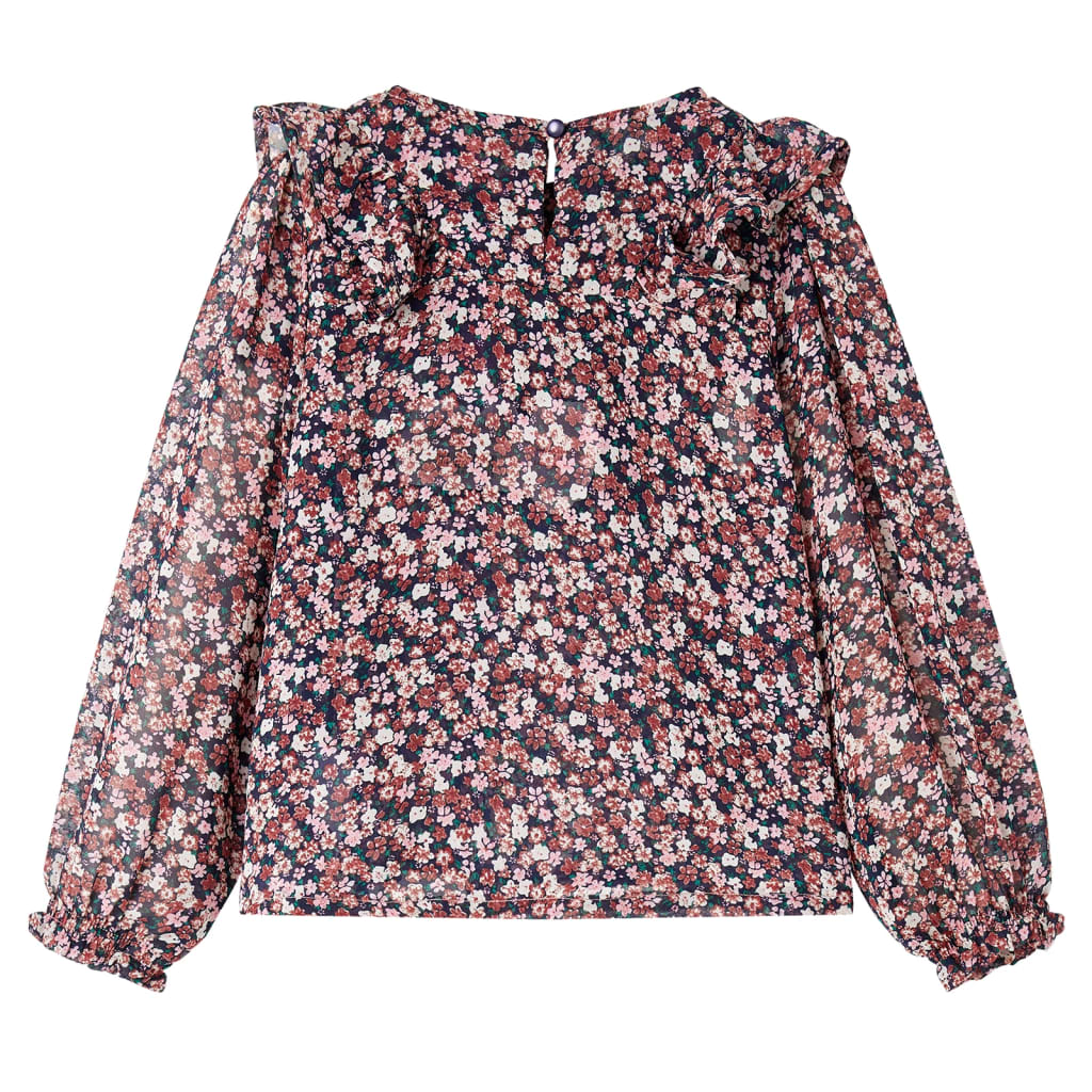 Kindershirt met lange mouwen 104 donkerroze is nu te koop bij PeponiXL, paradijselijk wonen!