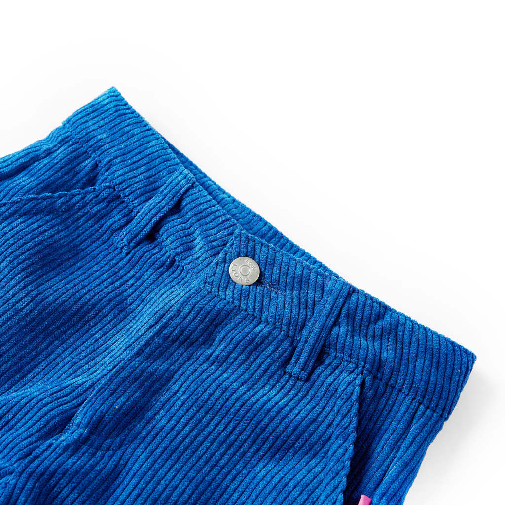 Kinderbroek 104 ribfluweel kobaltblauw is nu te koop bij PeponiXL, paradijselijk wonen!