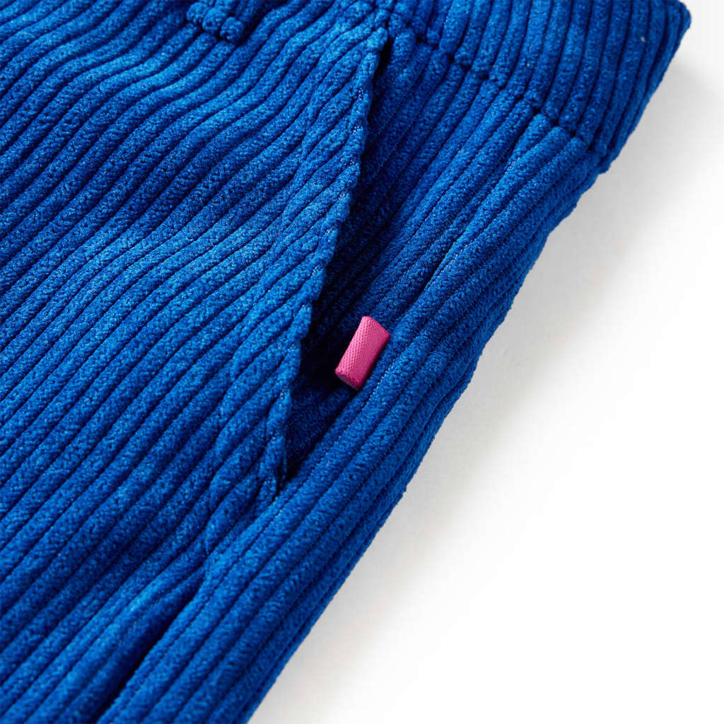 Kinderbroek 104 ribfluweel kobaltblauw is nu te koop bij PeponiXL, paradijselijk wonen!