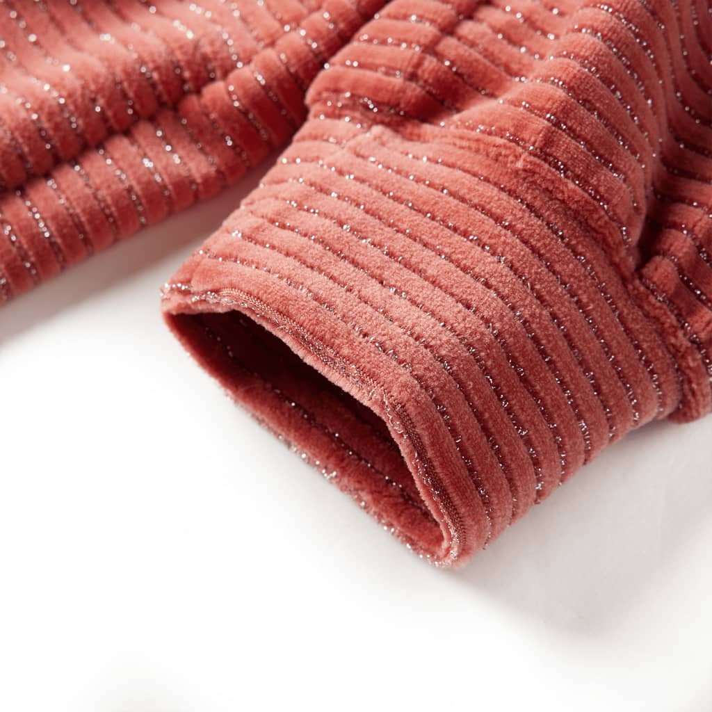 Kinderjurk met lange mouwen 92 middelroze is nu te koop bij PeponiXL, paradijselijk wonen!