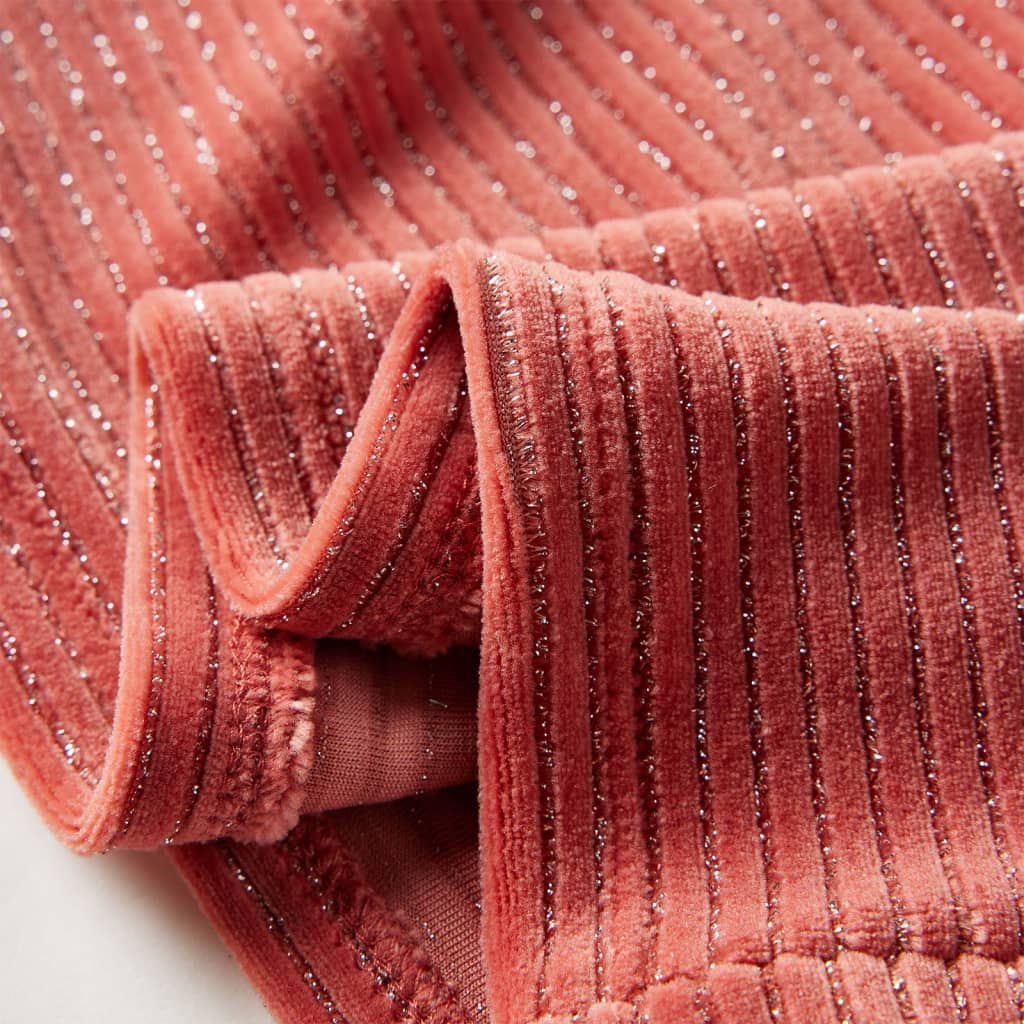 Kinderjurk met lange mouwen 128 middelroze is nu te koop bij PeponiXL, paradijselijk wonen!