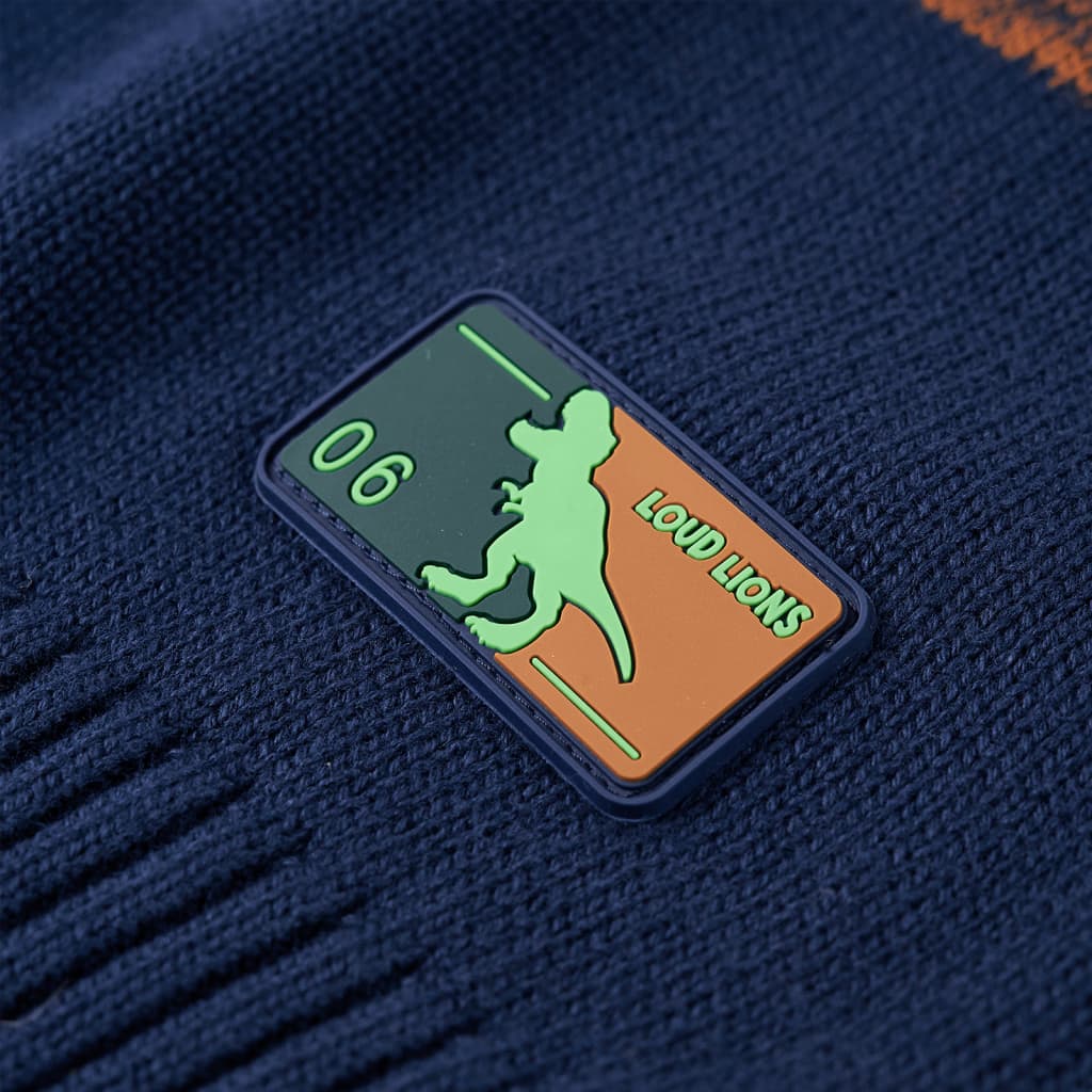 Kindertrui gebreid 104 meerkleurig is nu te koop bij PeponiXL, paradijselijk wonen!