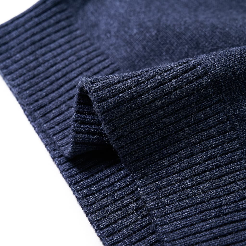 Kindertrui gebreid 116 marineblauw is nu te koop bij PeponiXL, paradijselijk wonen!