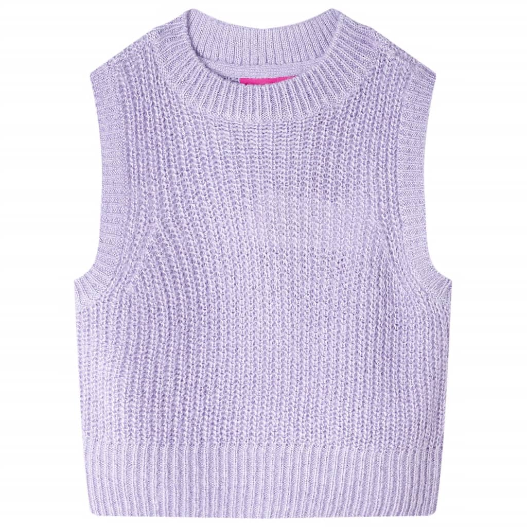 Kinderspencer gebreid 92 lichtlila is nu te koop bij PeponiXL, paradijselijk wonen!