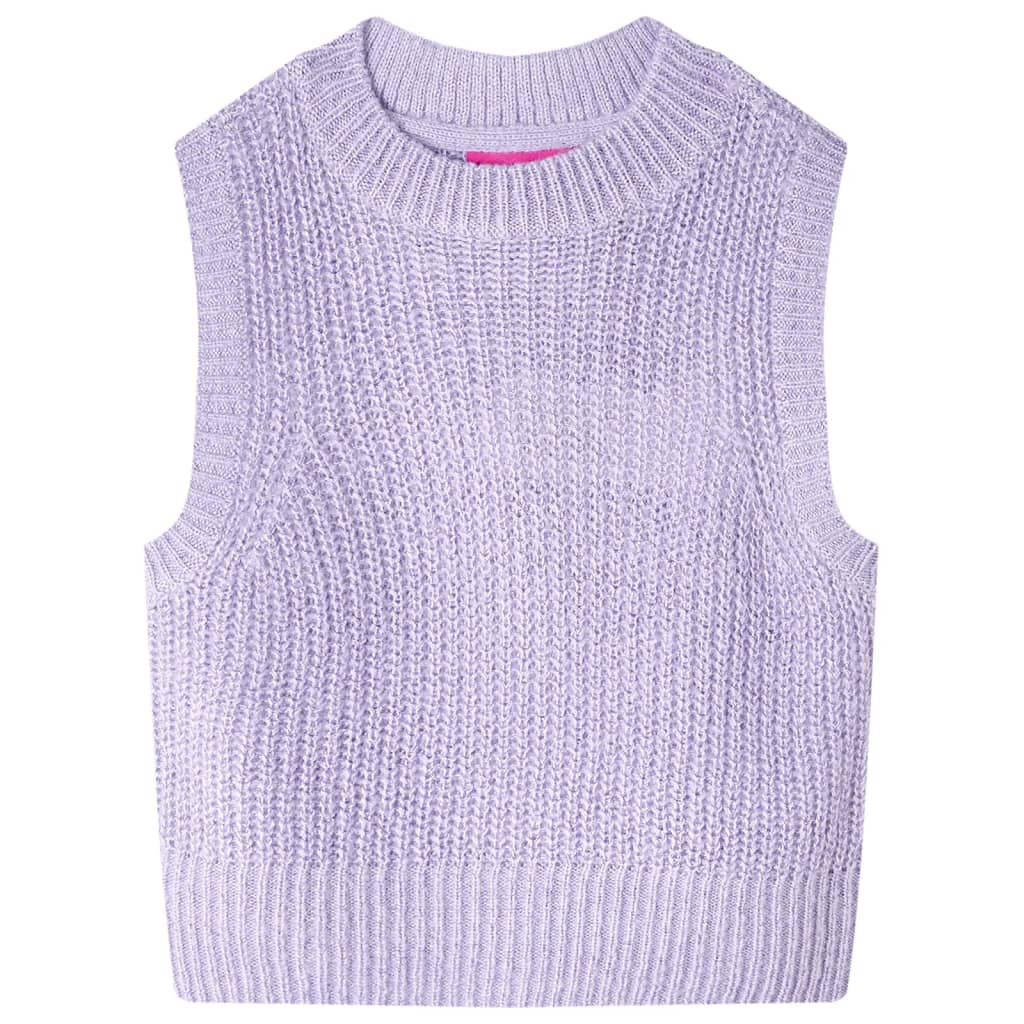 Kinderspencer gebreid 104 lichtlila is nu te koop bij PeponiXL, paradijselijk wonen!