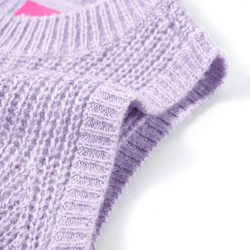 Kinderspencer gebreid 116 lichtlila is nu te koop bij PeponiXL, paradijselijk wonen!