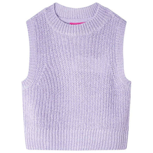 Kinderspencer gebreid 128 lichtlila is nu te koop bij PeponiXL, paradijselijk wonen!