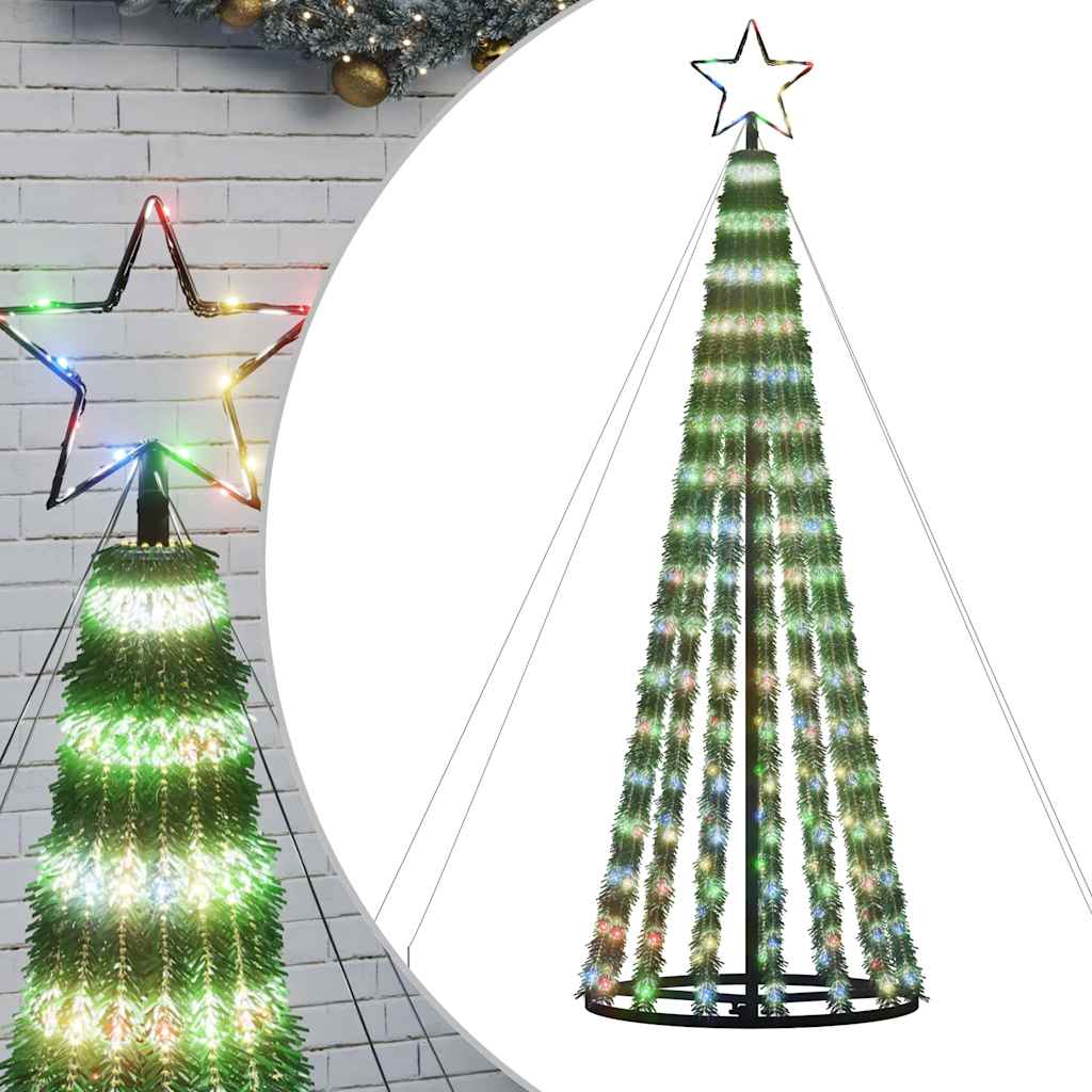 LED-kerstboom 275 LEDs kleurrijk 180 cm is nu te koop bij PeponiXL, paradijselijk wonen!