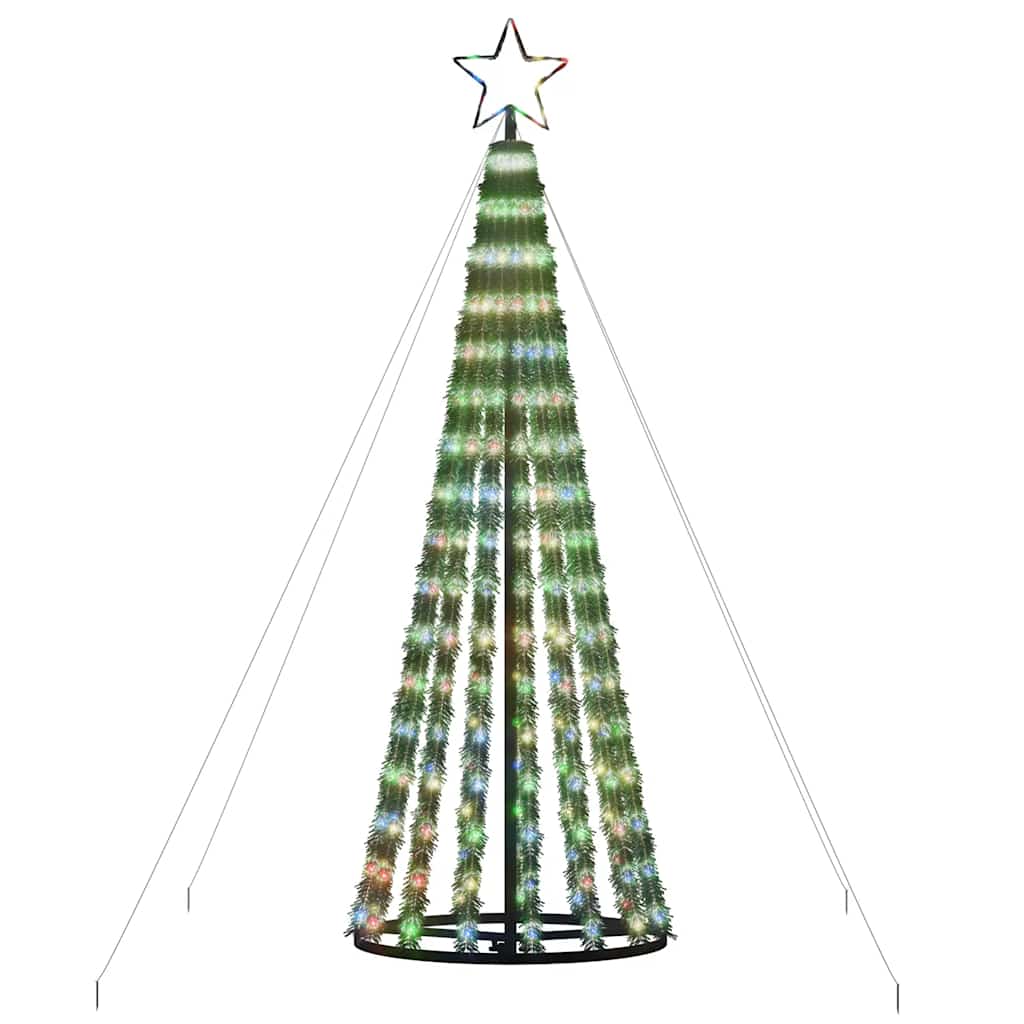 LED-kerstboom 275 LEDs kleurrijk 180 cm is nu te koop bij PeponiXL, paradijselijk wonen!