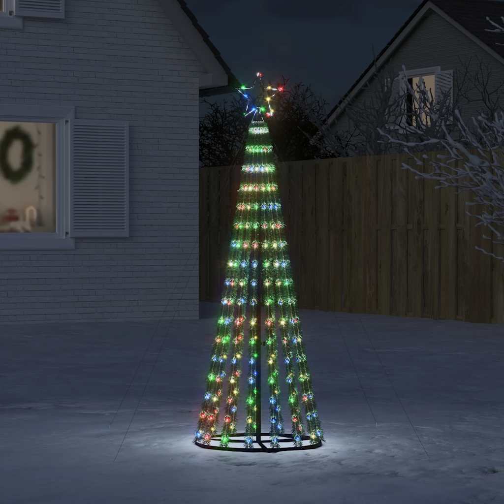 LED-kerstboom 275 LEDs kleurrijk 180 cm is nu te koop bij PeponiXL, paradijselijk wonen!