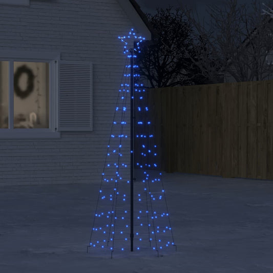 Lichtkegel met grondpinnen 220 blauwe LED's 180 cm is nu te koop bij PeponiXL, paradijselijk wonen!