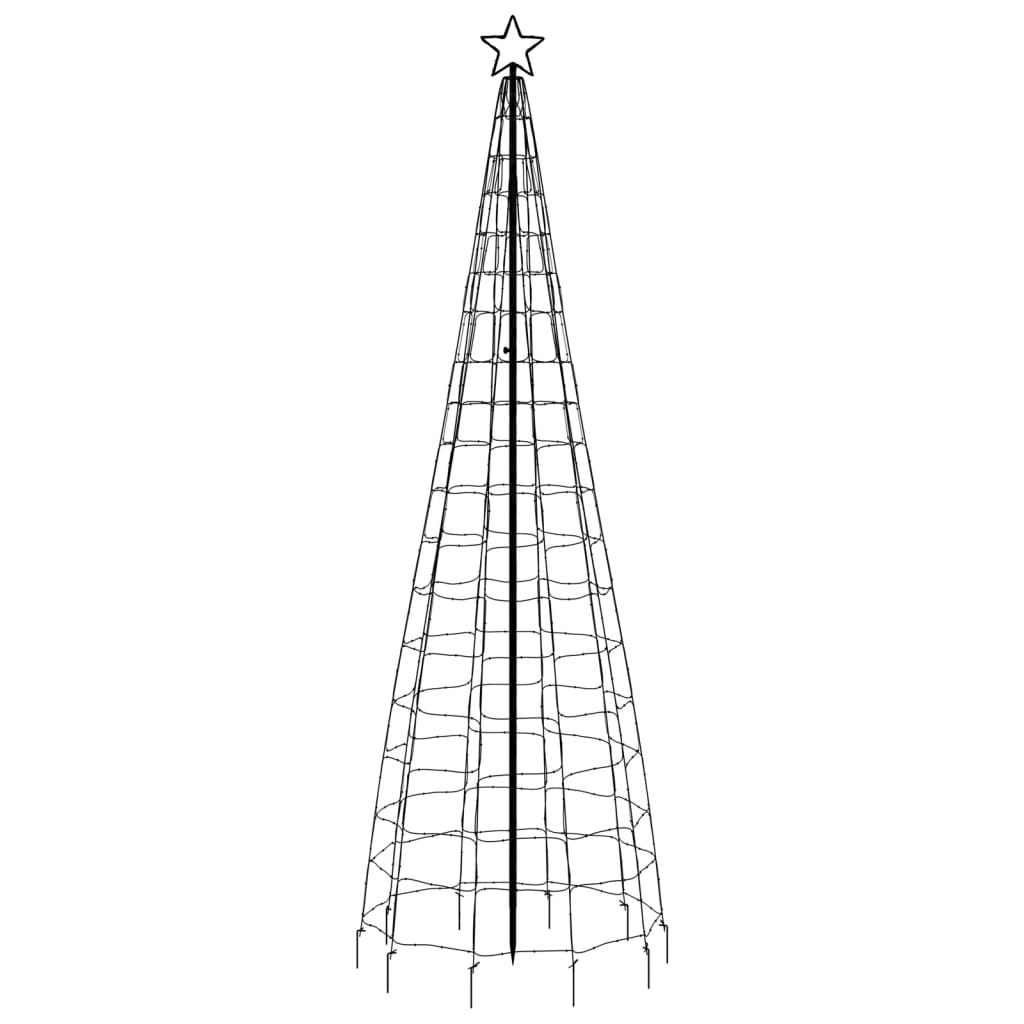 LED-kerstboom met spikes 570 LEDs koud wit 300 cm is nu te koop bij PeponiXL, paradijselijk wonen!