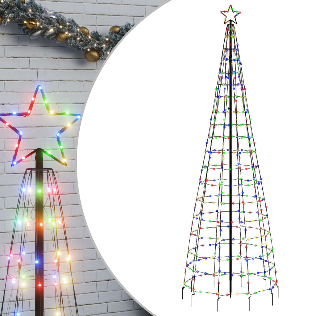 LED-kerstboom met spikes 570 LEDs kleurrijk 300 cm is nu te koop bij PeponiXL, paradijselijk wonen!
