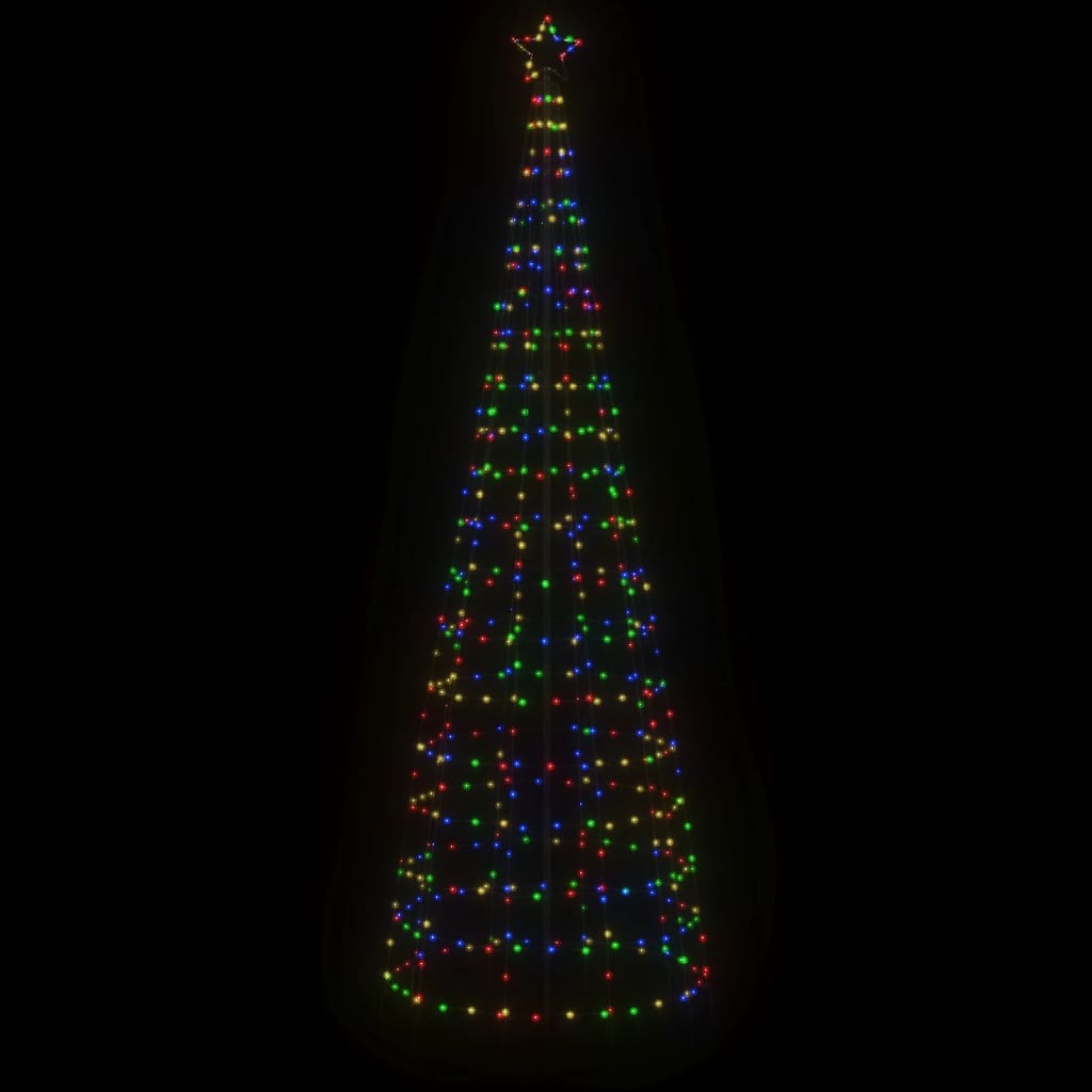 LED-kerstboom met spikes 570 LEDs kleurrijk 300 cm is nu te koop bij PeponiXL, paradijselijk wonen!