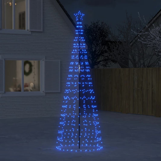 Lichtkegel met grondpinnen 570 blauwe LED's 300 cm is nu te koop bij PeponiXL, paradijselijk wonen!