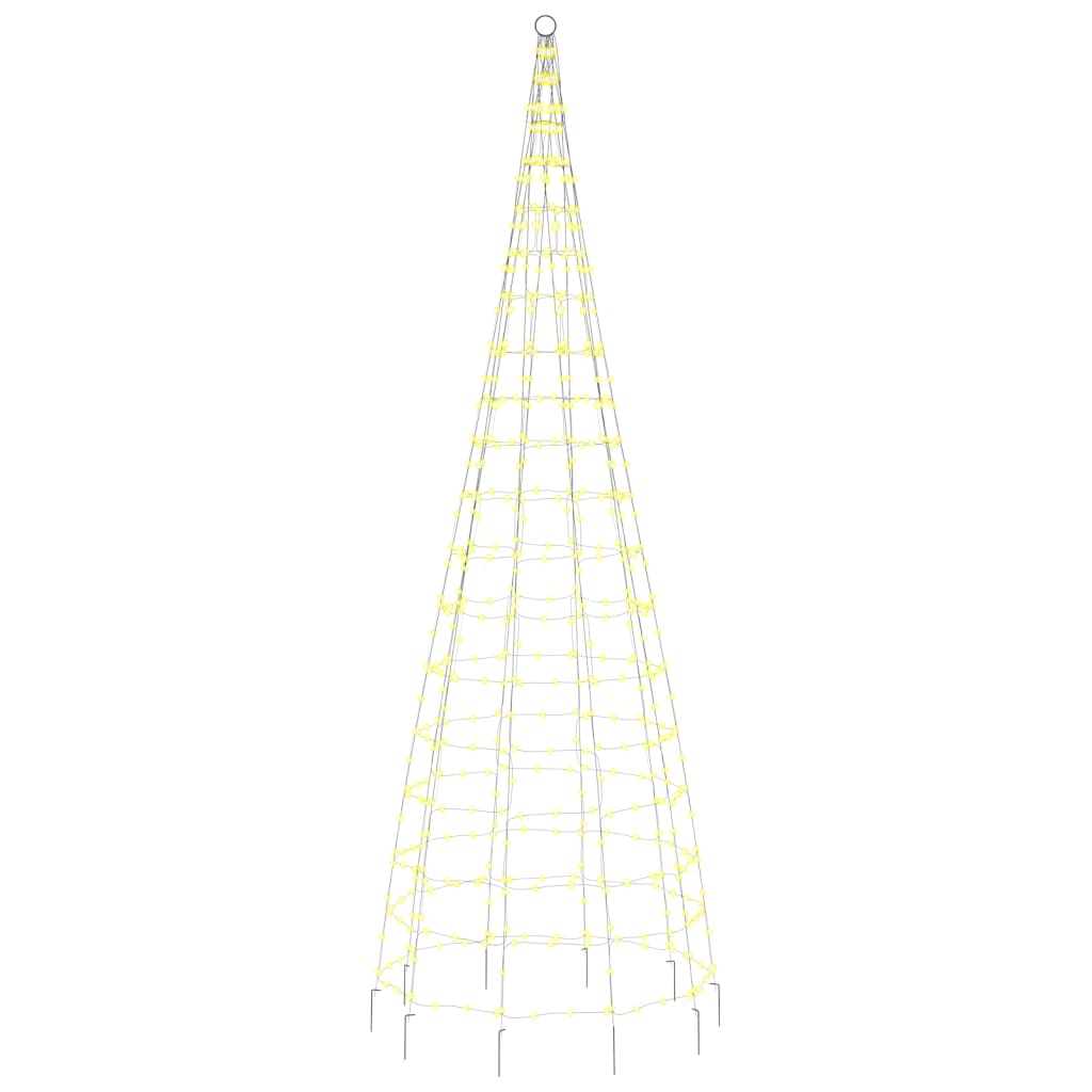 LED-kerstboom aan vlaggenmast 550 LED's warm wit 300 cm is nu te koop bij PeponiXL, paradijselijk wonen!
