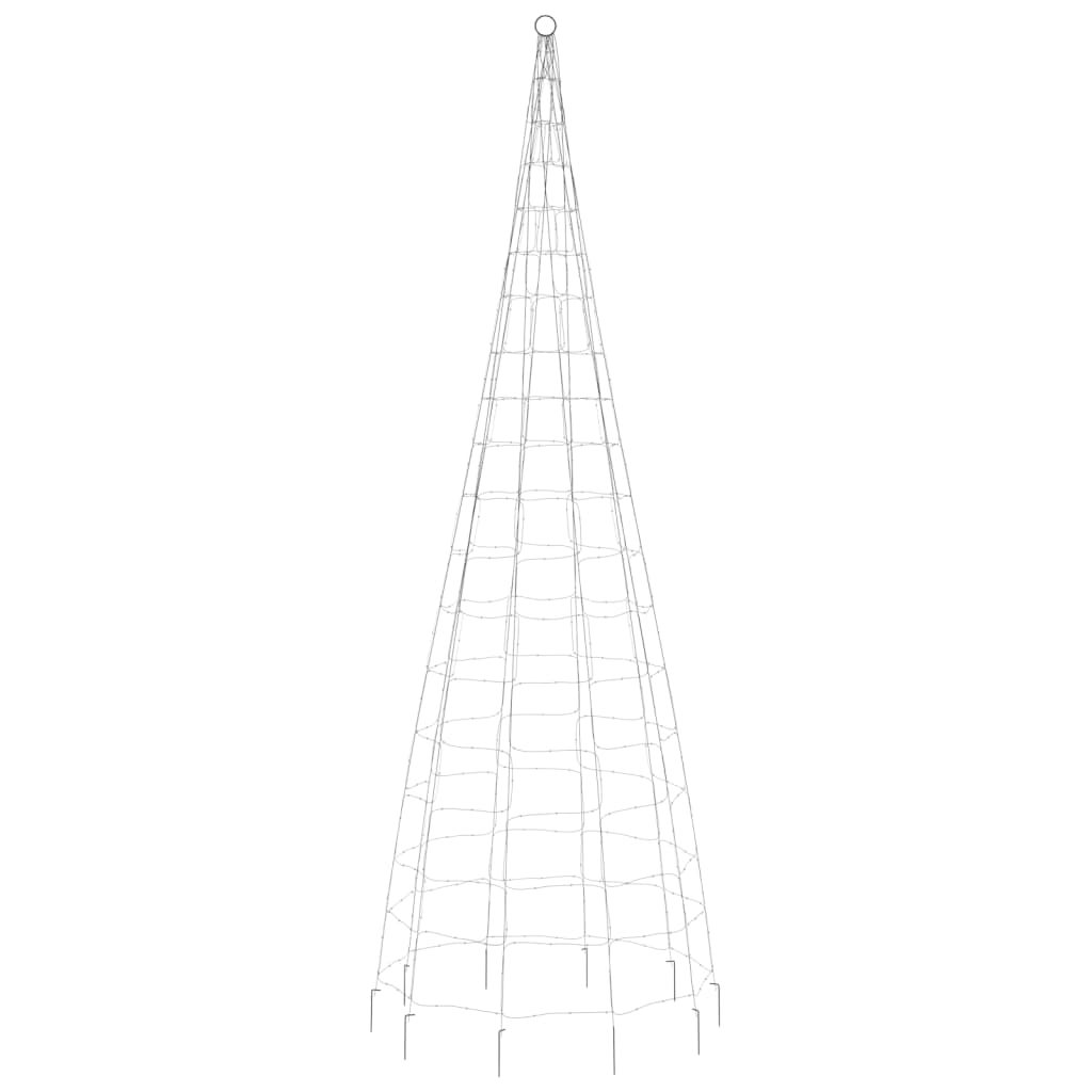 LED-kerstboom aan vlaggenmast 550 LED's warm wit 300 cm is nu te koop bij PeponiXL, paradijselijk wonen!