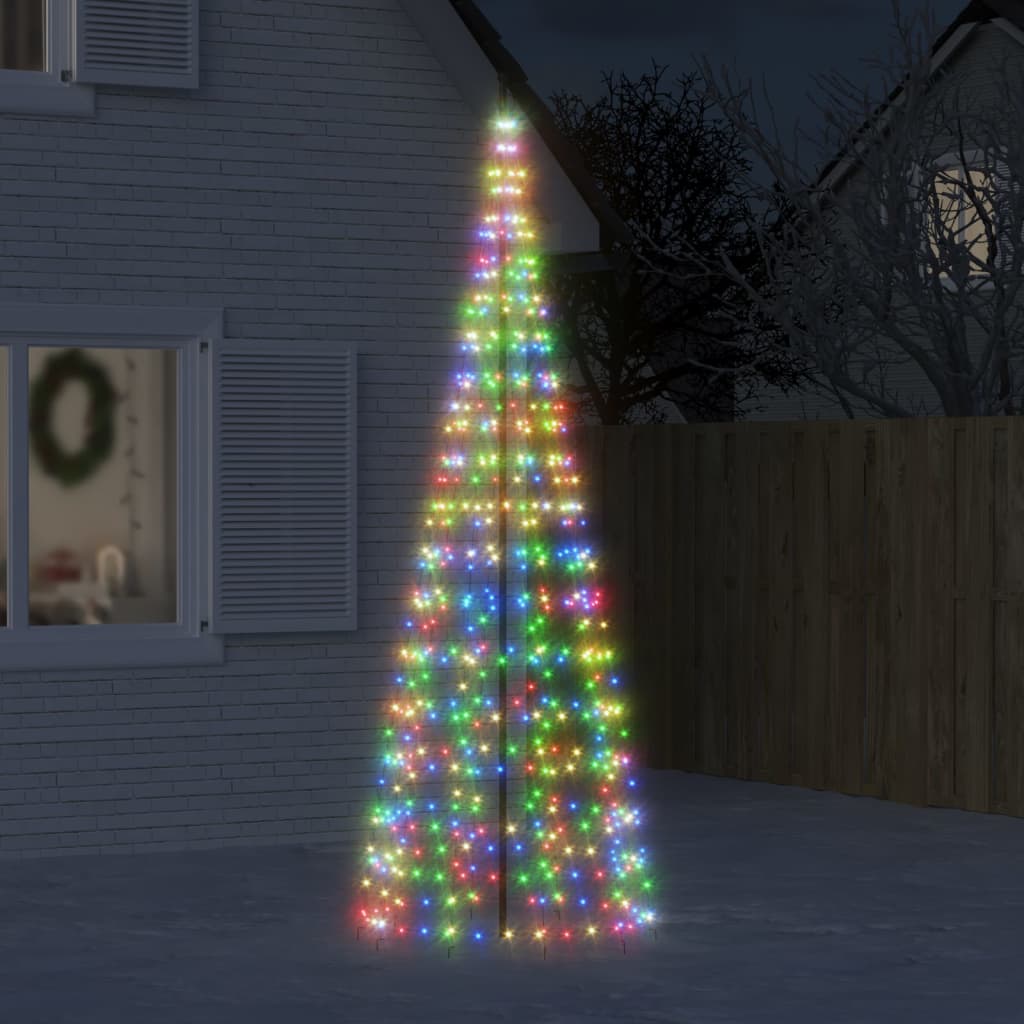 LED-kerstboom 550 LEDs kleurrijk 300 cm is nu te koop bij PeponiXL, paradijselijk wonen!