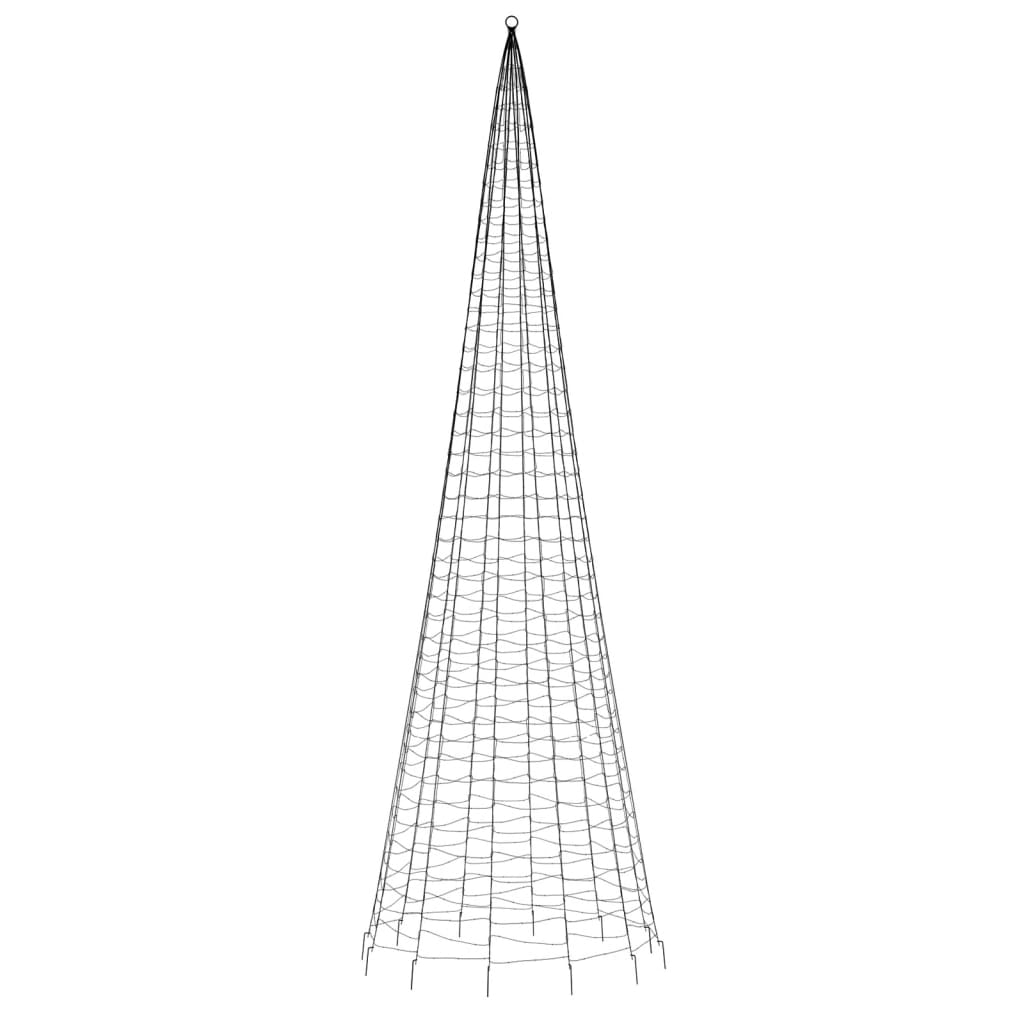 LED-kerstboom 1534 LEDs 500 cm blauw is nu te koop bij PeponiXL, paradijselijk wonen!
