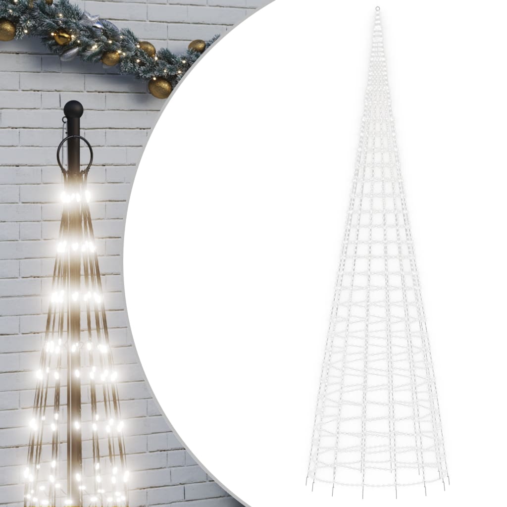 LED-kerstboom 3000 LEDs koud wit 800 cm is nu te koop bij PeponiXL, paradijselijk wonen!