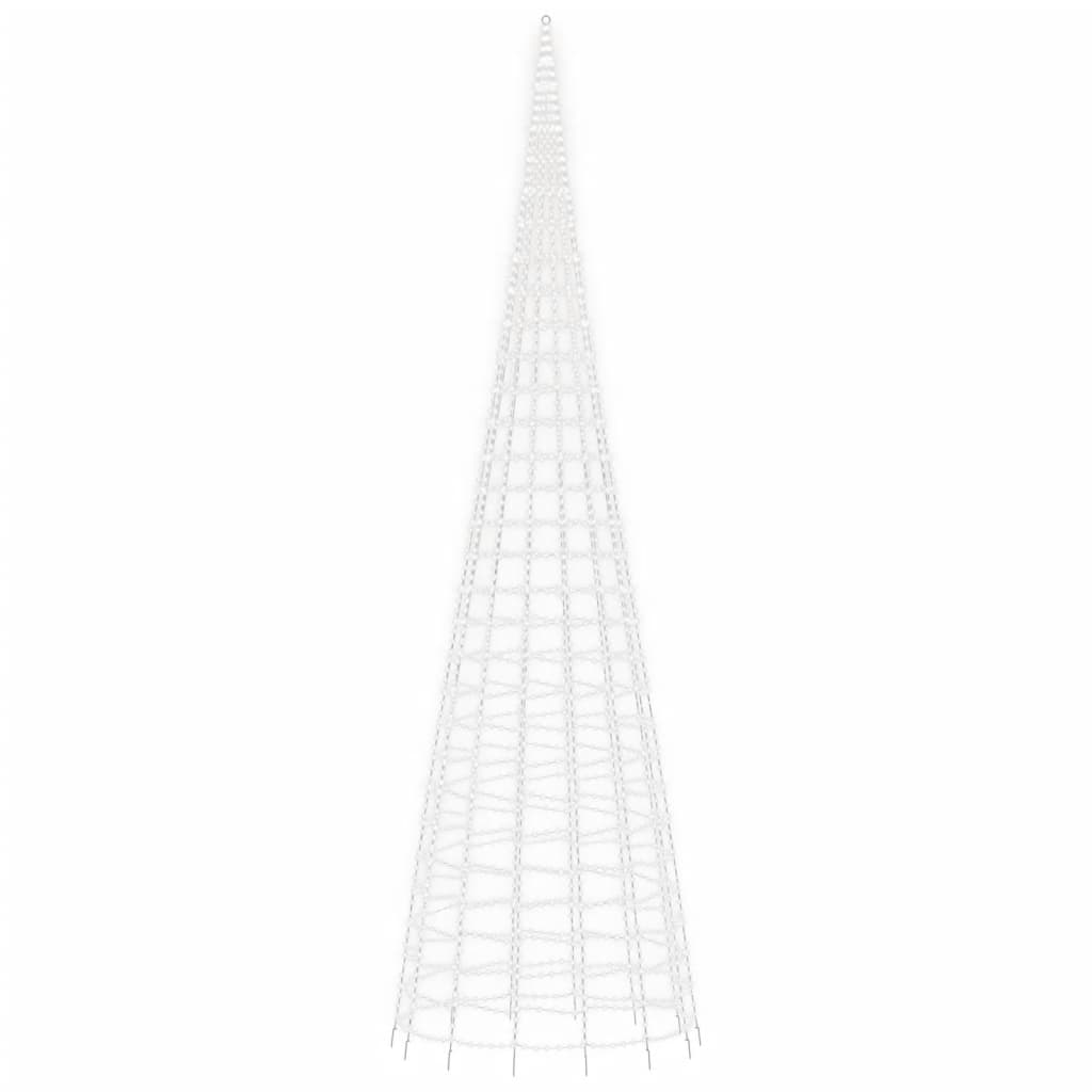 LED-kerstboom 3000 LEDs koud wit 800 cm is nu te koop bij PeponiXL, paradijselijk wonen!