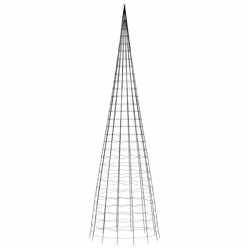 LED-kerstboom 3000 LEDs koud wit 800 cm is nu te koop bij PeponiXL, paradijselijk wonen!