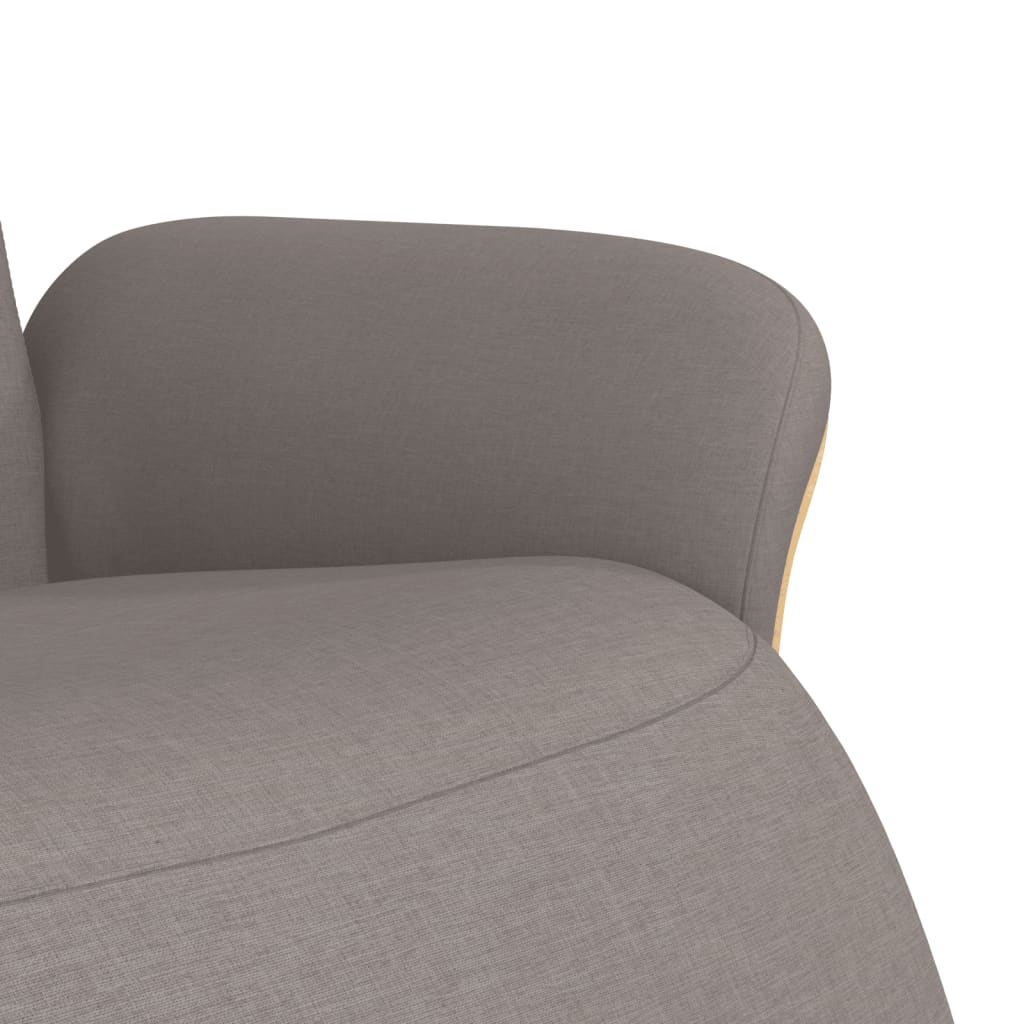 Fauteuil verstelbaar met voetensteun stof taupe is nu te koop bij PeponiXL, paradijselijk wonen!