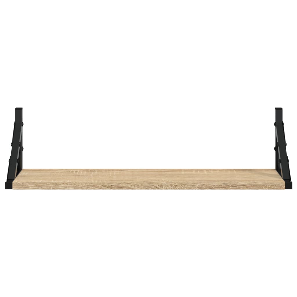 Wandschappen 2 st 60x15x15,5 cm sonoma eikenkleurig is nu te koop bij PeponiXL, paradijselijk wonen!