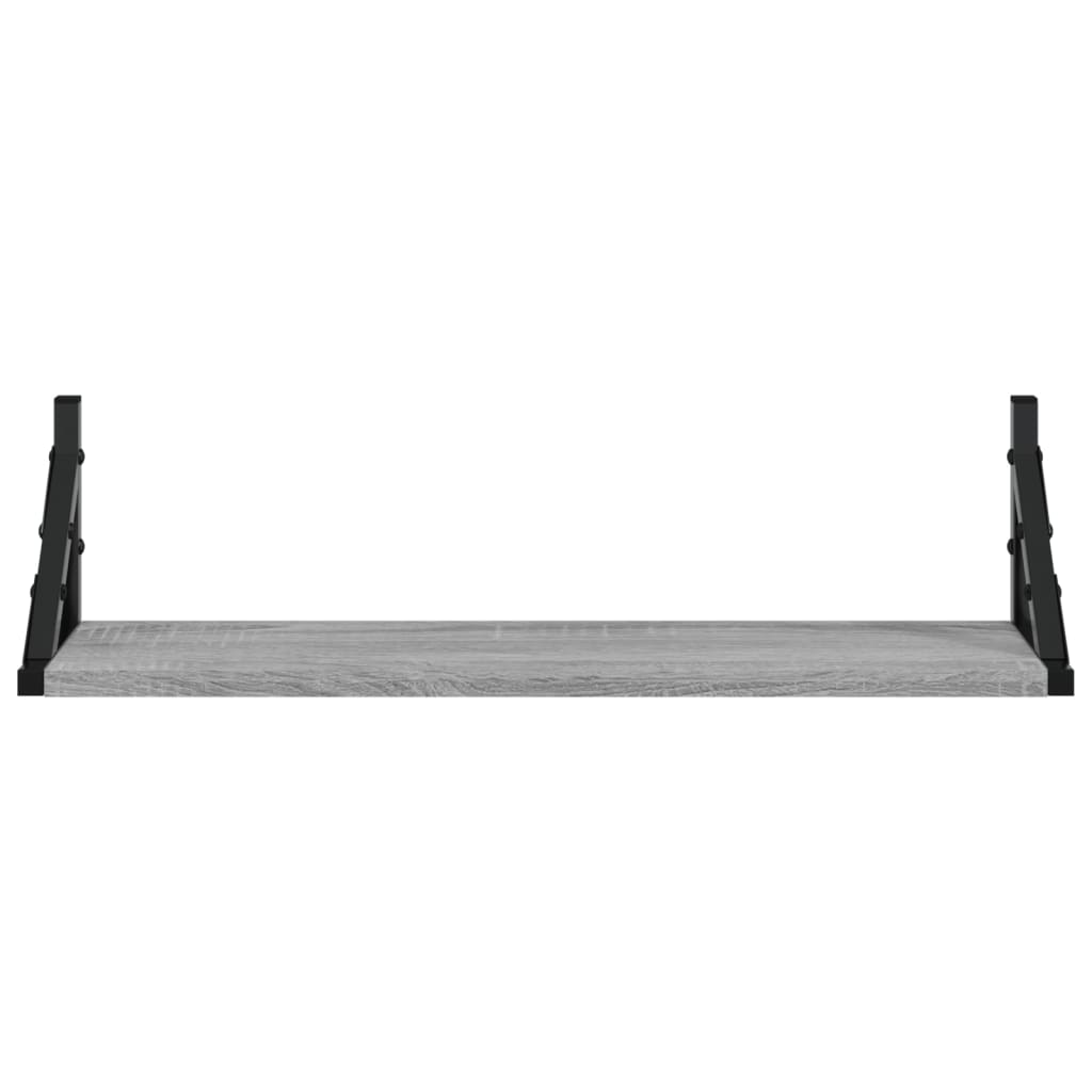 Wandschappen 2 st 60x15x15,5 cm grijs sonoma eikenkleurig is nu te koop bij PeponiXL, paradijselijk wonen!