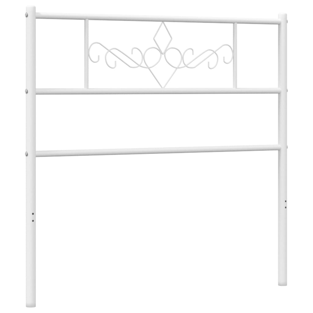 Vervangend hoofdbord 107 cm metaal wit is nu te koop bij PeponiXL, paradijselijk wonen!