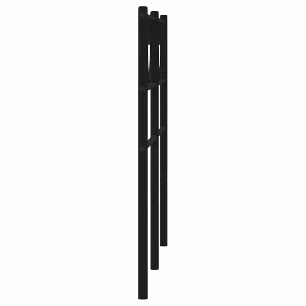 Vervangend hoofdbord 135 cm metaal zwart is nu te koop bij PeponiXL, paradijselijk wonen!
