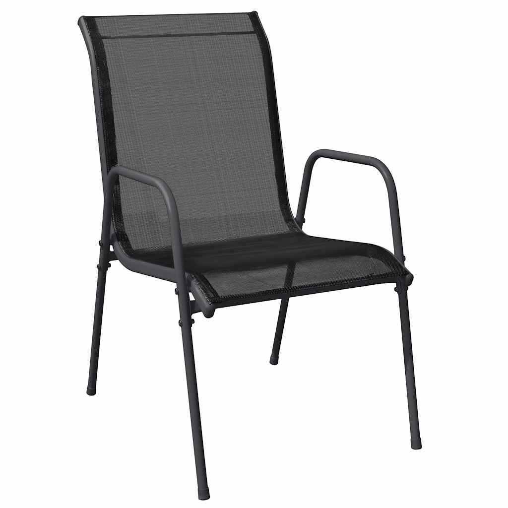 7-delige Tuinset textileen en staal zwart is nu te koop bij PeponiXL, paradijselijk wonen!