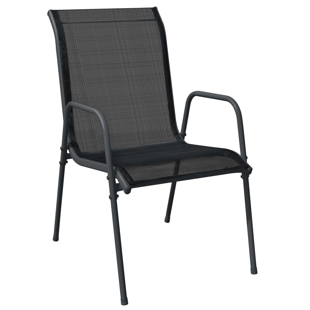 7-delige Tuinset textileen en staal zwart is nu te koop bij PeponiXL, paradijselijk wonen!