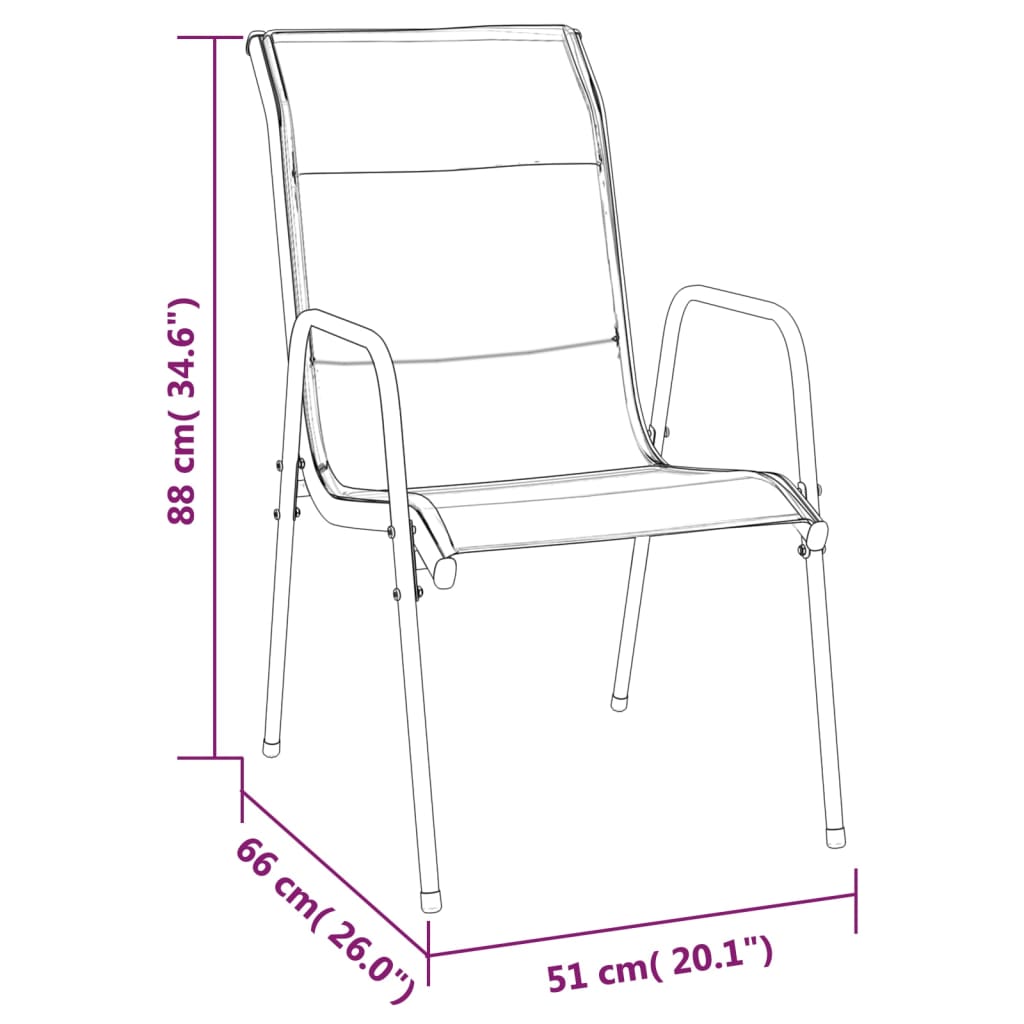 5-delige Tuinset textileen en staal zwart is nu te koop bij PeponiXL, paradijselijk wonen!
