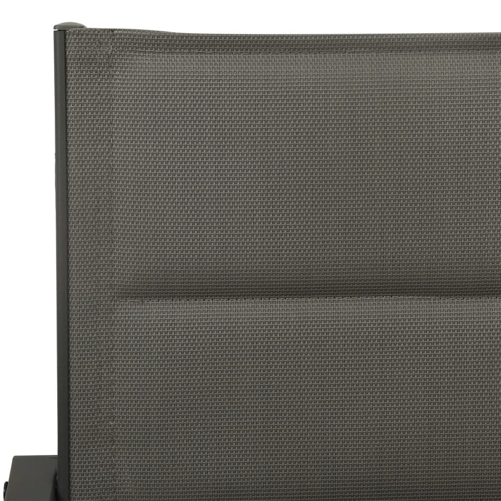 3-delige Tuinset textileen en staal zwart is nu te koop bij PeponiXL, paradijselijk wonen!