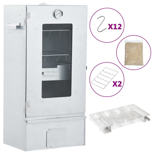 BBQ-rookoven met koude rookgenerator gegalvaniseerd staal is nu te koop bij PeponiXL, paradijselijk wonen!