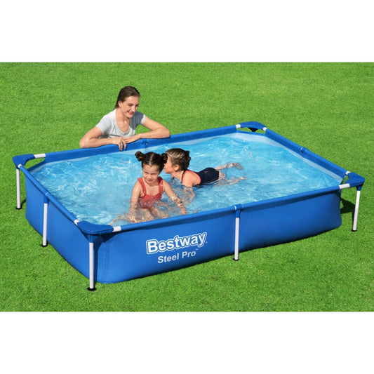 Bestway Steel Pro Zwembad 221x150x43 cm is nu te koop bij PeponiXL, paradijselijk wonen!