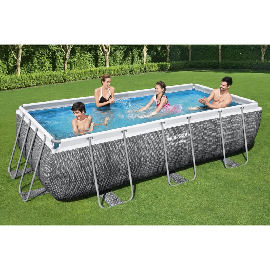 Bestway Power Steel Zwembadset 404x201x100 cm is nu te koop bij PeponiXL, paradijselijk wonen!