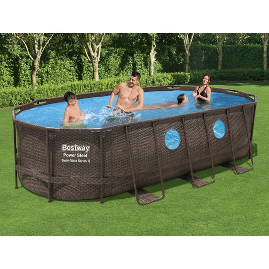 Bestway Power Steel Zwembadset Swim Vista Series 549x274x122 cm is nu te koop bij PeponiXL, paradijselijk wonen!