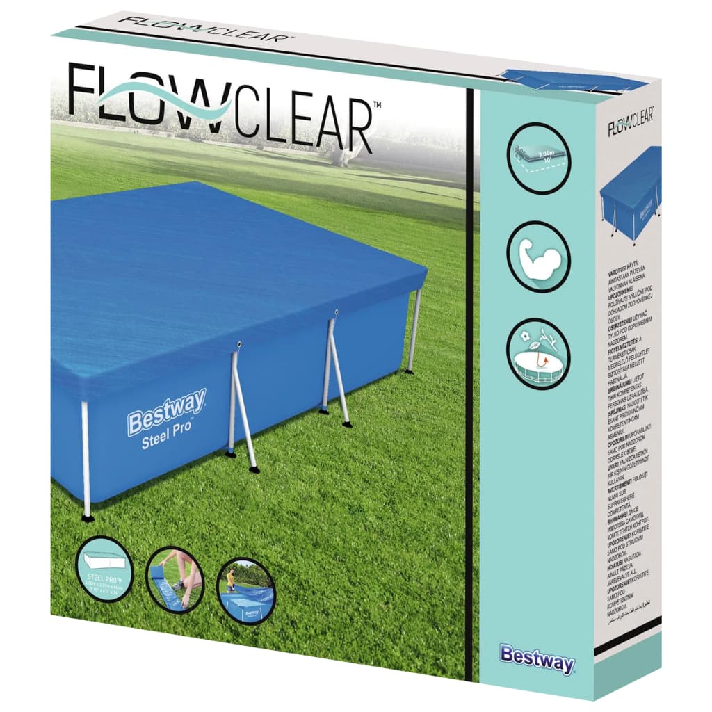 Bestway Flowclear Zwembadhoes 304x205x66 cm is nu te koop bij PeponiXL, paradijselijk wonen!