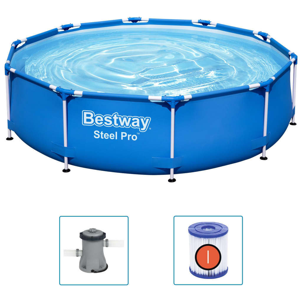 Bestway Steel Pro Zwembad 305x76 cm is nu te koop bij PeponiXL, paradijselijk wonen!