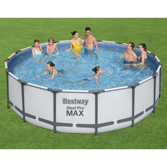 Bestway Steel Pro MAX Zwembadset 488x122 cm is nu te koop bij PeponiXL, paradijselijk wonen!