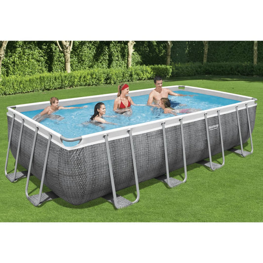 Bestway Power Steel Zwembadset rechthoekig 549x274x122 cm is nu te koop bij PeponiXL, paradijselijk wonen!