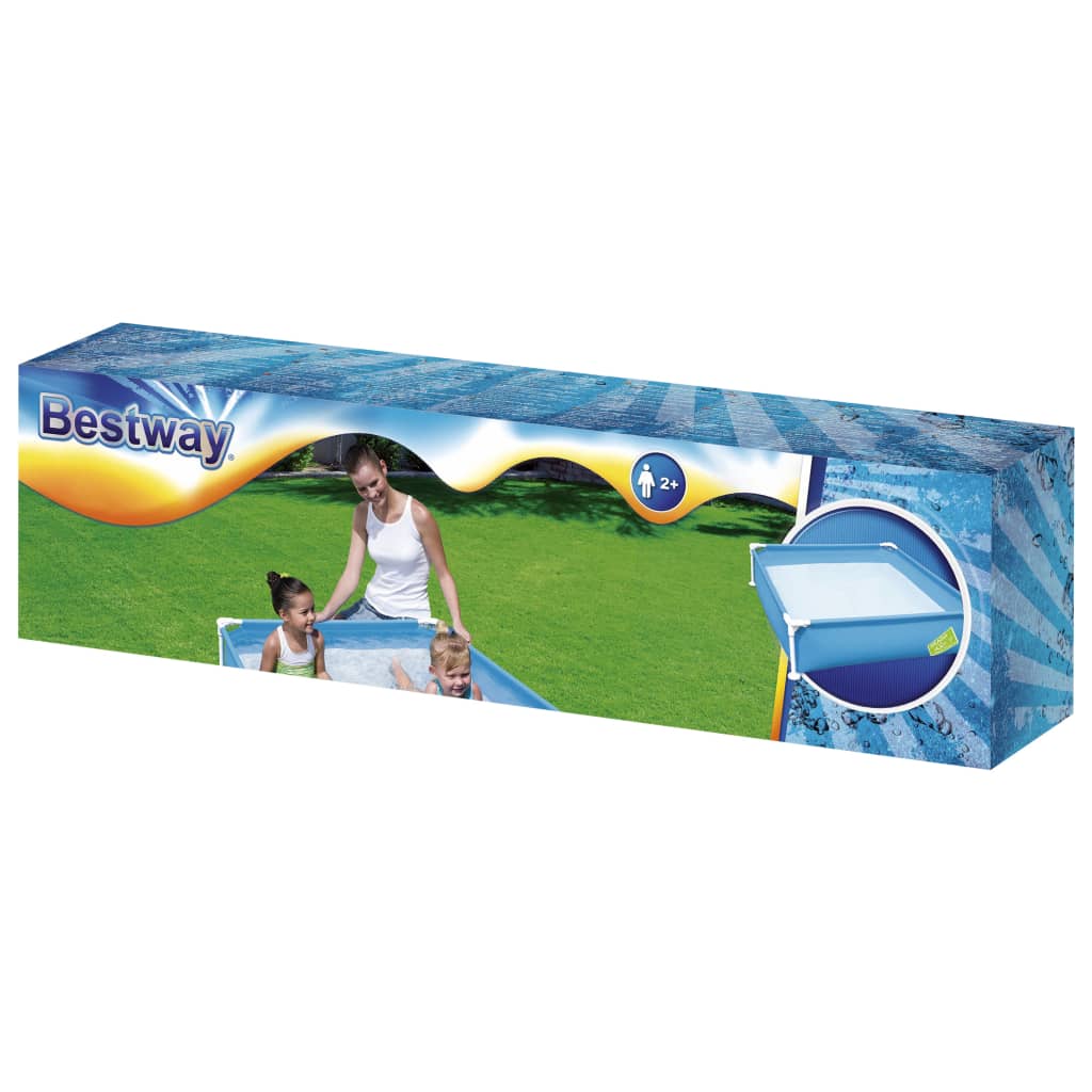 Bestway My First Frame Pool Zwembad 122x122x30,5 cm is nu te koop bij PeponiXL, paradijselijk wonen!