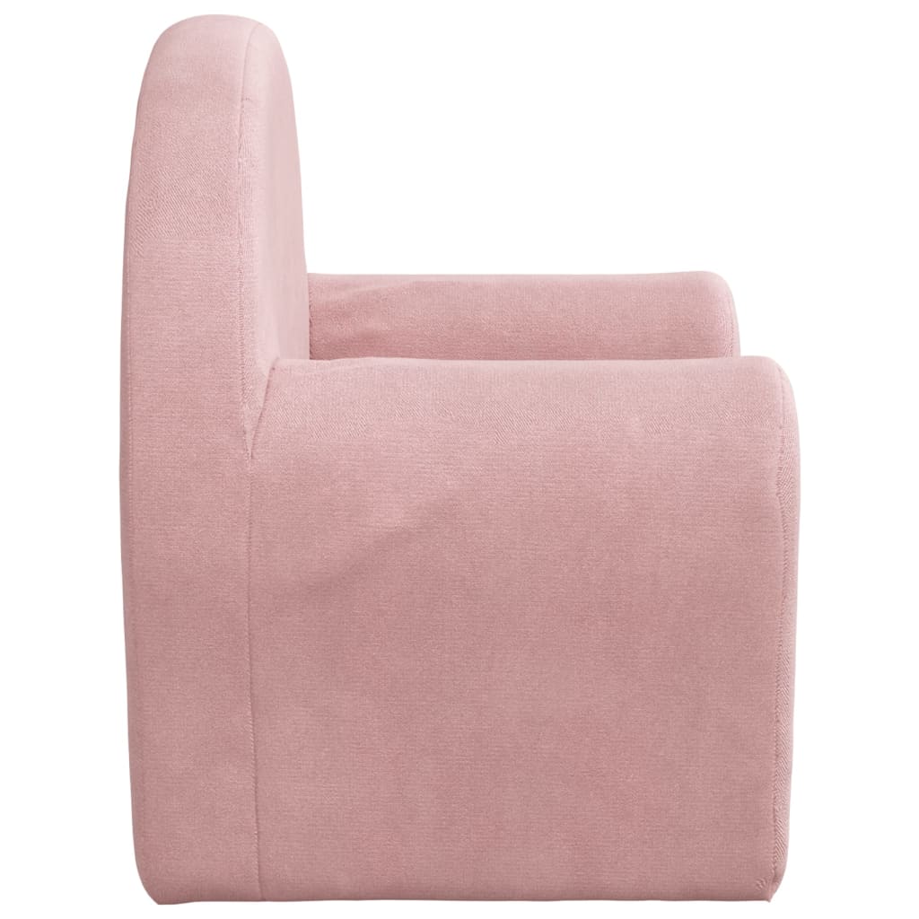 Kinderbank Roze Zacht Pluche is nu te koop bij PeponiXL, paradijselijk wonen!